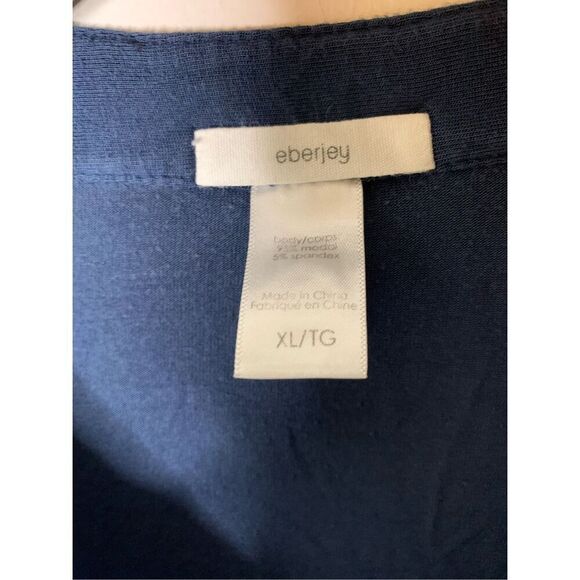 EBERJEY long sleeve henley shirt top women's size XL - Picture 3 of 3